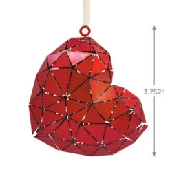 Signature Heart Metal Hallmark Ornament 8 Signature Heart Metal Hallmark Ornament -Hallmark Store Signature Heart Metal Christmas Ornament 1HDL2172 03