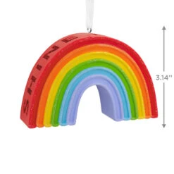 Signature Rainbow Hallmark Ornament -Hallmark Store Signature Rainbow Christmas Ornament 1HDL2177 03