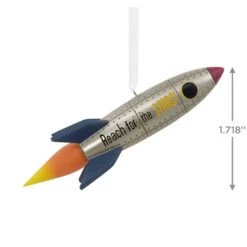 Signature Rocket Ship Hallmark Ornament 8 Signature Rocket Ship Hallmark Ornament -Hallmark Store Signature Rocket Ship Christmas Ornament 1HDL2176 03