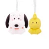 Better Together Snoopy And Woodstock Magnetic Hallmark Ornaments, Set Of 2 -Hallmark Store Snoopy and Woodstock Christmas Ornaments 3HCM2133 01
