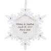 Hallmark Sparkling Snowflake Text Personalized Metal Ornament 1 Hallmark Sparkling Snowflake Text Personalized Metal Ornament -Hallmark Store Snowflake Text Personalized Keepsake Ornament 2499QHE2012B1 01