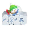 Hallmark Mini A Snowy 2023 Ornament With Light, 1.25" -Hallmark Store Snowman 2023 Keepsake Ornament 1299QXM9209 01