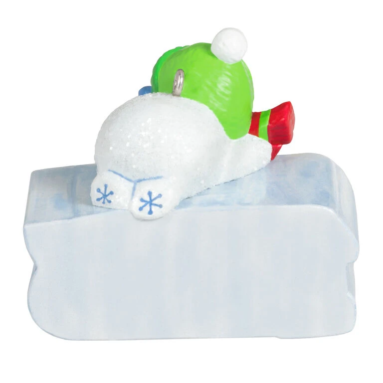 Hallmark Mini A Snowy 2023 Ornament With Light, 1.25" 8 Hallmark Mini A Snowy 2023 Ornament With Light, 1.25" - Image 6