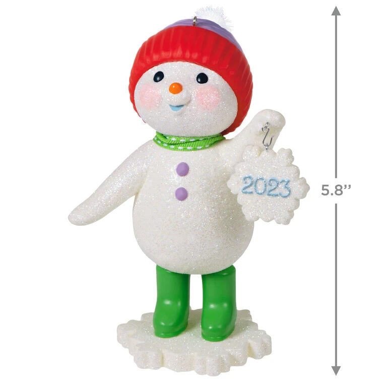 Hallmark Sweet Snowman 2023 Ornament 5 Hallmark Sweet Snowman 2023 Ornament - Image 3