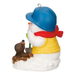Hallmark Snow Buddies 2023 Ornament -Hallmark Store Snowman and Gopher Keepsake Ornament 1799QXR8037 06