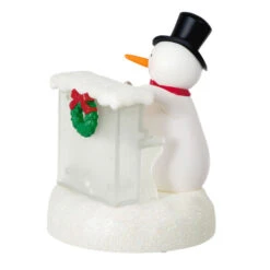 Hallmark Sing-Along Showman Snowman Musical Ornament -Hallmark Store Snowman at Piano Musical Keepsake Ornament 2099QGO2637 06