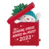 Hallmark Smiles Across The Miles 2023 Recordable Sound Ornament 1 Hallmark Smiles Across The Miles 2023 Recordable Sound Ornament -Hallmark Store Snowman in Red Present Keepsake Ornament 2499QGO2619 01