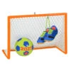 Hallmark Soccer Star 2023 Ornament -Hallmark Store Soccer Goal Shoes and Ball Keepsake Ornament 1399QGO2689 01