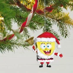 Hallmark Nickelodeon SpongeBob SquarePants Santa Ornament -Hallmark Store SpongeBob Santa Keepsake Ornament 1899QXI7367 02
