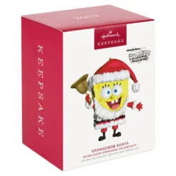 Hallmark Nickelodeon SpongeBob SquarePants Santa Ornament -Hallmark Store SpongeBob Santa Keepsake Ornament 1899QXI7367 04