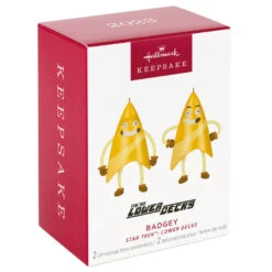 Hallmark Star Trek™: Lower Decks Badgey Ornaments, Set Of 2 -Hallmark Store Star Trek Badgeys Keepsake Ornaments 1999QXI7027 04