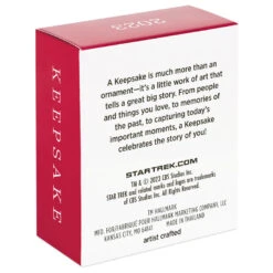 Hallmark Mini Star Trek™ U.S.S. Enterprise NCC-1701 Ornament, 0.035" -Hallmark Store Star Trek USS Enterprise Keepsake Ornament 1099QXM9327 05