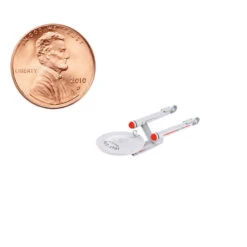 Hallmark Mini Star Trek™ U.S.S. Enterprise NCC-1701 Ornament, 0.035" -Hallmark Store Star Trek USS Enterprise Keepsake Ornament 1099QXM9327 07