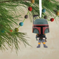 Star Wars™ Boba Fett™ Funko POP!® Hallmark Ornament 8 Star Wars™ Boba Fett™ Funko POP!® Hallmark Ornament -Hallmark Store Star Wars Boba Fett Funko POP Christmas Ornament 3HCM2312 02