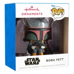 Star Wars™ Boba Fett™ Funko POP!® Hallmark Ornament 10 Star Wars™ Boba Fett™ Funko POP!® Hallmark Ornament -Hallmark Store Star Wars Boba Fett Funko POP Christmas Ornament 3HCM2312 04