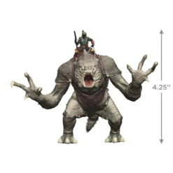 Hallmark Star Wars: The Book Of Boba Fett™ Riding Into The Battle Ornament -Hallmark Store Star Wars Boba Fett on Rancor Keepsake Ornament 2499QXI7087 03