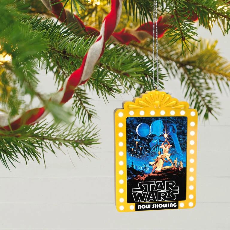 Hallmark Star Wars: A New Hope™ Now Showing Ornament With Light 4 Hallmark Star Wars: A New Hope™ Now Showing Ornament With Light - Image 2