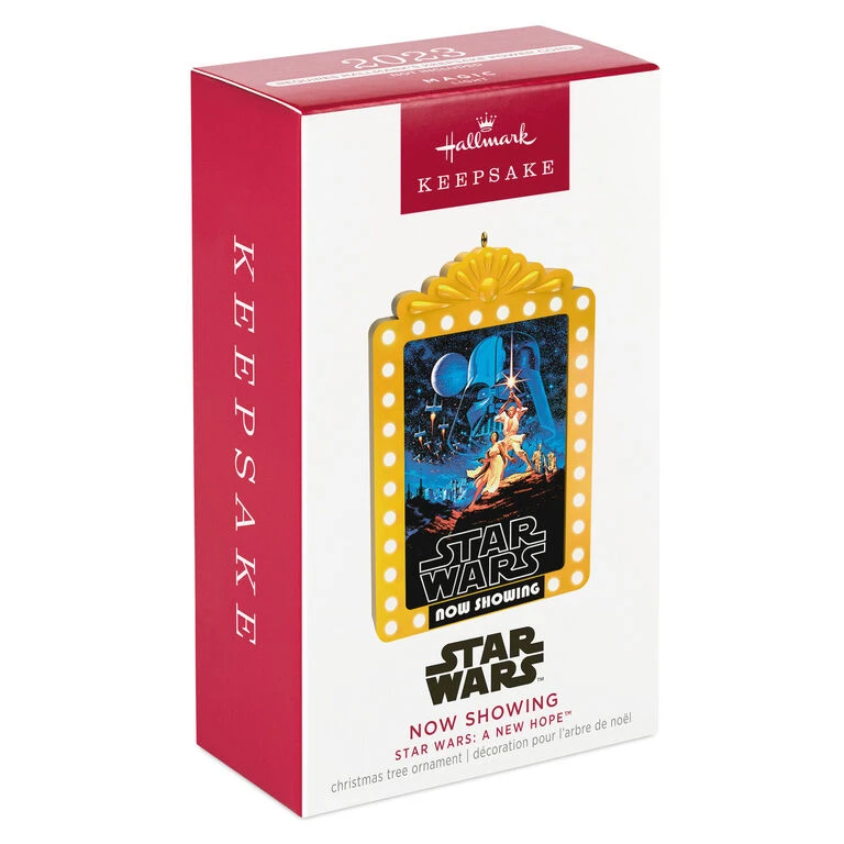Hallmark Star Wars: A New Hope™ Now Showing Ornament With Light 6 Hallmark Star Wars: A New Hope™ Now Showing Ornament With Light - Image 4