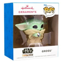 Star Wars: The Mandalorian™ Grogu™ Funko POP!® Hallmark Ornament -Hallmark Store Star Wars The Mandalorian Grogu Funko POP Christmas Ornament 3HCM1098 04