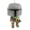 Star Wars The Mandalorian™ With Grogu™ Funko POP!® Hallmark Ornament -Hallmark Store Star Wars The Mandalorian With Grogu Funko POP Christmas Ornament 3HCM1103 01