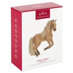 Hallmark Andalusian Dream Horse Ornament -Hallmark Store Tan Horse Keepsake Ornament 1799QGO2709 04