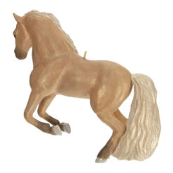 Hallmark Andalusian Dream Horse Ornament -Hallmark Store Tan Horse Keepsake Ornament 1799QGO2709 06