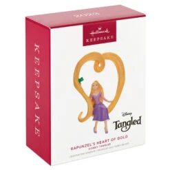 Hallmark Disney Tangled Rapunzel's Heart Of Gold Ornament -Hallmark Store Tangled Rapunzel and Pascal Keepsake Ornament 1899QXD6557 04