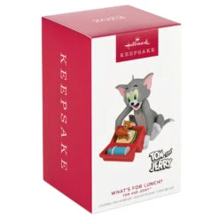 Hallmark Tom And Jerry™ What's For Lunch? Ornament -Hallmark Store Tom and Jerry Lunch Box Keepsake Ornament 1899QXI6059 04