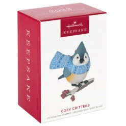 Hallmark Cozy Critters Ornament 11 Hallmark Cozy Critters Ornament -Hallmark Store Tufted Timouse in Scarf Keepsake Ornament 1499QXR8019 04