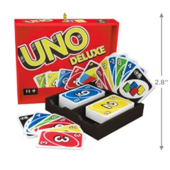 Hallmark Mattel UNO™ Family Game Night® Ornament -Hallmark Store UNO Game Keepsake Ornament 1899QXR8249 03