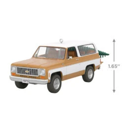 Hallmark All-American Trucks 1973 Chevrolet® Blazer® 2023 Metal Ornament -Hallmark Store Vintage Chevy Blazer Truck Keepsake Ornament 2199QXR8159 03