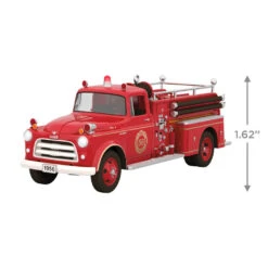 Hallmark Fire Brigade 1956 Dodge Fire Engine 2023 Ornament With Light 10 Hallmark Fire Brigade 1956 Dodge Fire Engine 2023 Ornament With Light -Hallmark Store Vintage Fire Truck Keepsake Ornament 2799QXR8167 03