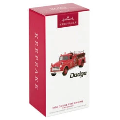 Hallmark Fire Brigade 1956 Dodge Fire Engine 2023 Ornament With Light 11 Hallmark Fire Brigade 1956 Dodge Fire Engine 2023 Ornament With Light -Hallmark Store Vintage Fire Truck Keepsake Ornament 2799QXR8167 04