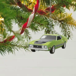 Hallmark Classic American Cars 1973 Ford Mustang Mach 1 2023 Metal Ornament 9 Hallmark Classic American Cars 1973 Ford Mustang Mach 1 2023 Metal Ornament -Hallmark Store Vintage Ford Mustang Car Keepsake Ornament 2199QXR8157 02