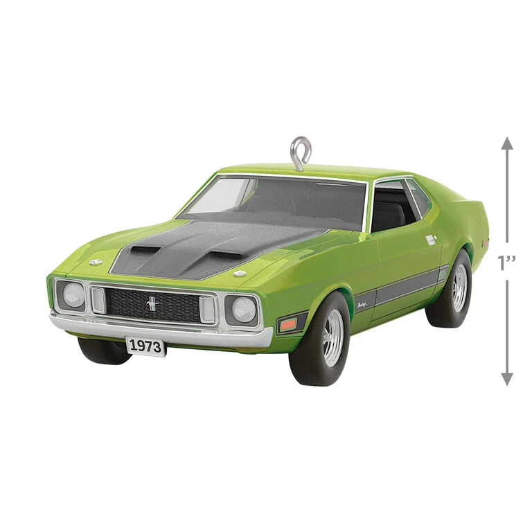 Hallmark Classic American Cars 1973 Ford Mustang Mach 1 2023 Metal Ornament 5 Hallmark Classic American Cars 1973 Ford Mustang Mach 1 2023 Metal Ornament - Image 3