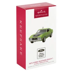 Hallmark Classic American Cars 1973 Ford Mustang Mach 1 2023 Metal Ornament 11 Hallmark Classic American Cars 1973 Ford Mustang Mach 1 2023 Metal Ornament -Hallmark Store Vintage Ford Mustang Car Keepsake Ornament 2199QXR8157 04