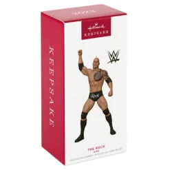 Hallmark WWE The Rock Ornament -Hallmark Store WWE Dwayne The Rock Johnson Keepsake Ornament 1999QXI7199 04