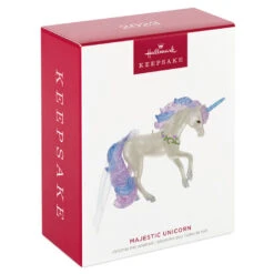 Hallmark Majestic Unicorn Ornament -Hallmark Store White Blue and Purple Unicorn Keepsake Ornament 1799QGO2717 04
