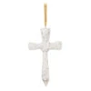 Hallmark Never Failing Love Porcelain Ornament -Hallmark Store White Porcelain Cross Keepsake Ornament 1799QHX3047 01