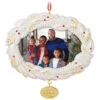 Hallmark A Beautiful Year 2023 Metal Photo Frame Ornament -Hallmark Store White Wreath Picture Frame Keepsake Ornament 1999QGO2617 01