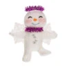 Hallmark Snow Angel Ornament 1 Hallmark Snow Angel Ornament -Hallmark Store White and Pink Glittery Snow Angel Keepsake Ornament 1399QGO2749 01