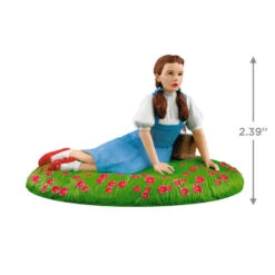 Hallmark The Wizard Of Oz™ Under The Poppies' Spell Ornament -Hallmark Store Wizard of Oz Dorothy in Poppies Keepsake Ornament 2199QXI6107 03