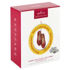 Hallmark The Wizard Of Oz™ There's No Place Like Home™ Porcelain Ornament -Hallmark Store Yellow Brick Road Ruby Slippers Keepsake Ornament 2999QXI6297 04