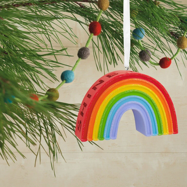 Hallmark Store -Hallmark Store Signature Rainbow Christmas Ornament 1HDL2177 02